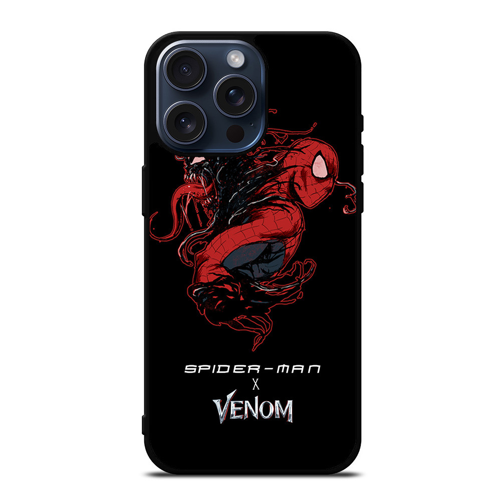 SPIDERMAN x VENOM COLABORATION iPhone 15 Pro Max Case Cover